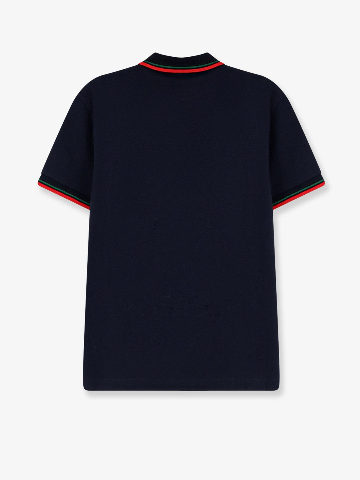 Cotton polo shirt with embroidered logo on the front 2