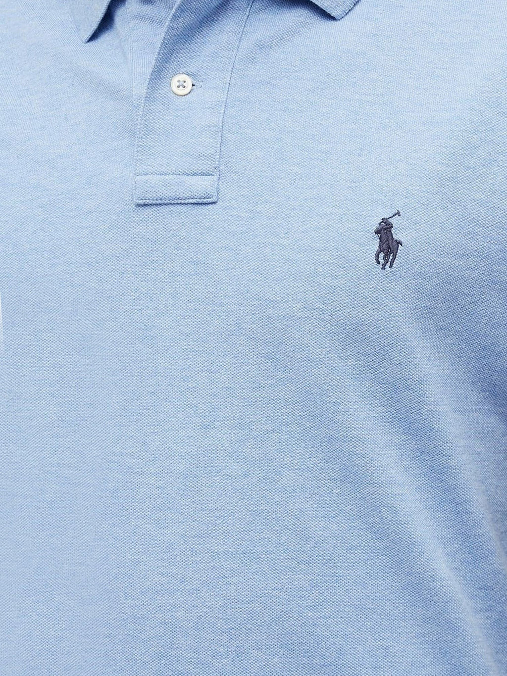 Cotton polo shirt with embroidered logo on the front 4