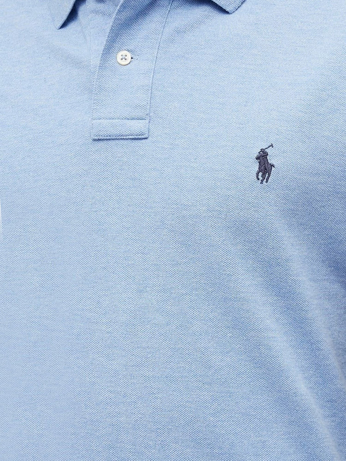 Cotton polo shirt with embroidered logo on the front 4
