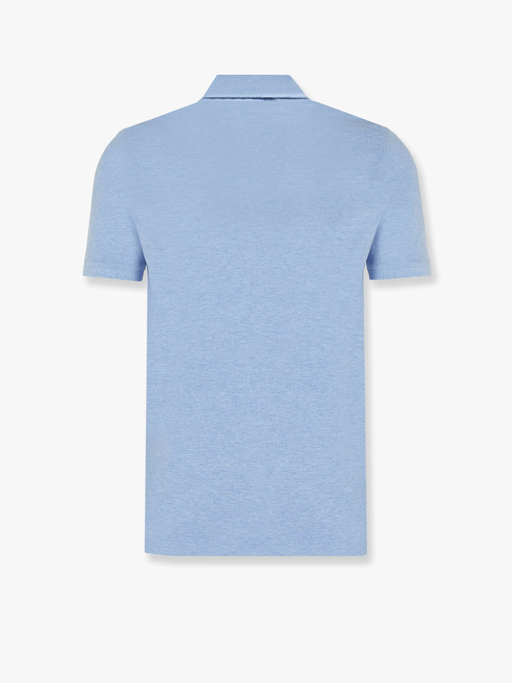 Cotton polo shirt with embroidered logo on the front 2