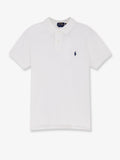 Cotton polo shirt with embroidered logo