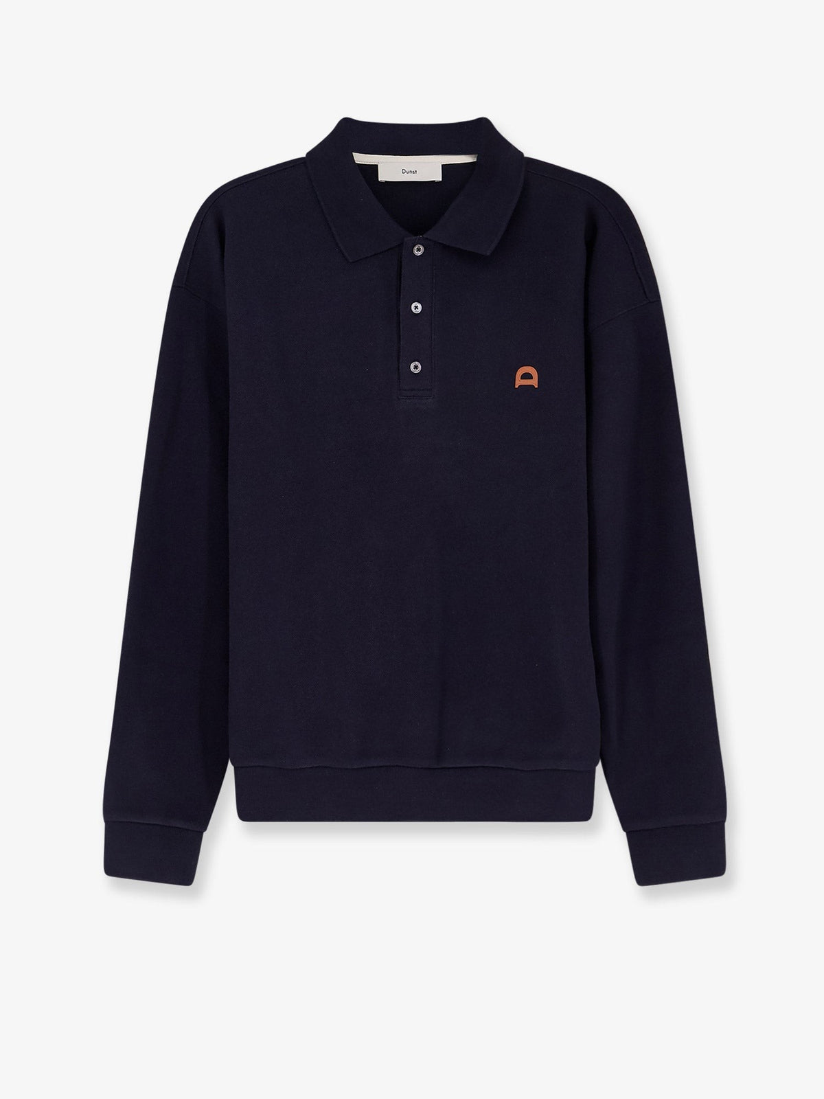 Cotton polo shirt with Logo patch