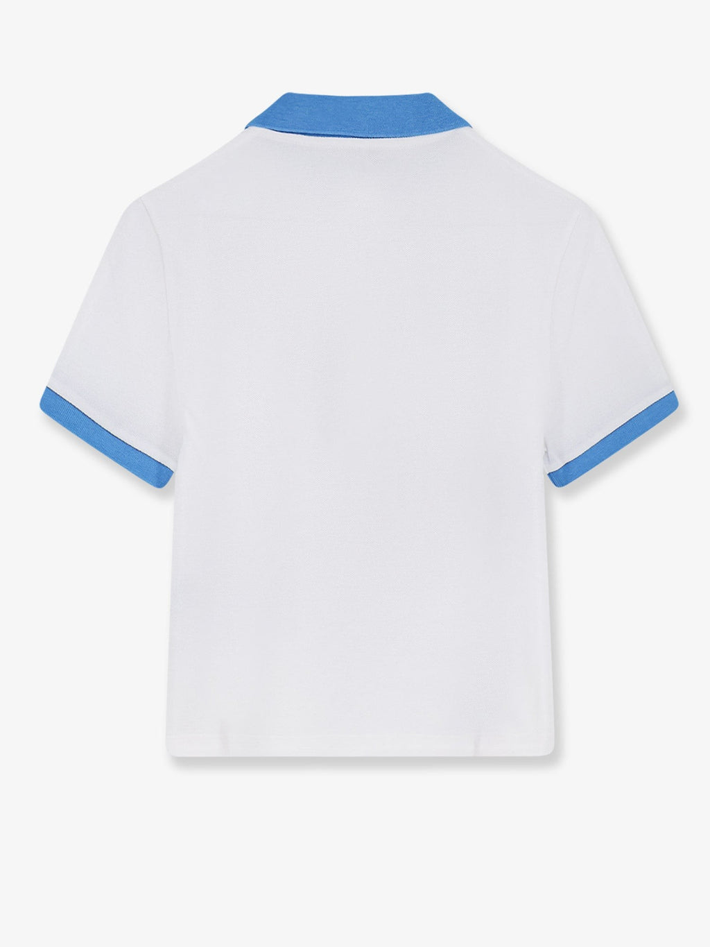 Cotton polo shirt with Medusa embroidery 2