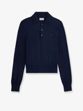 Cotton polo sweater