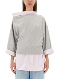COTTON SHIRT SWEATSHIRT
