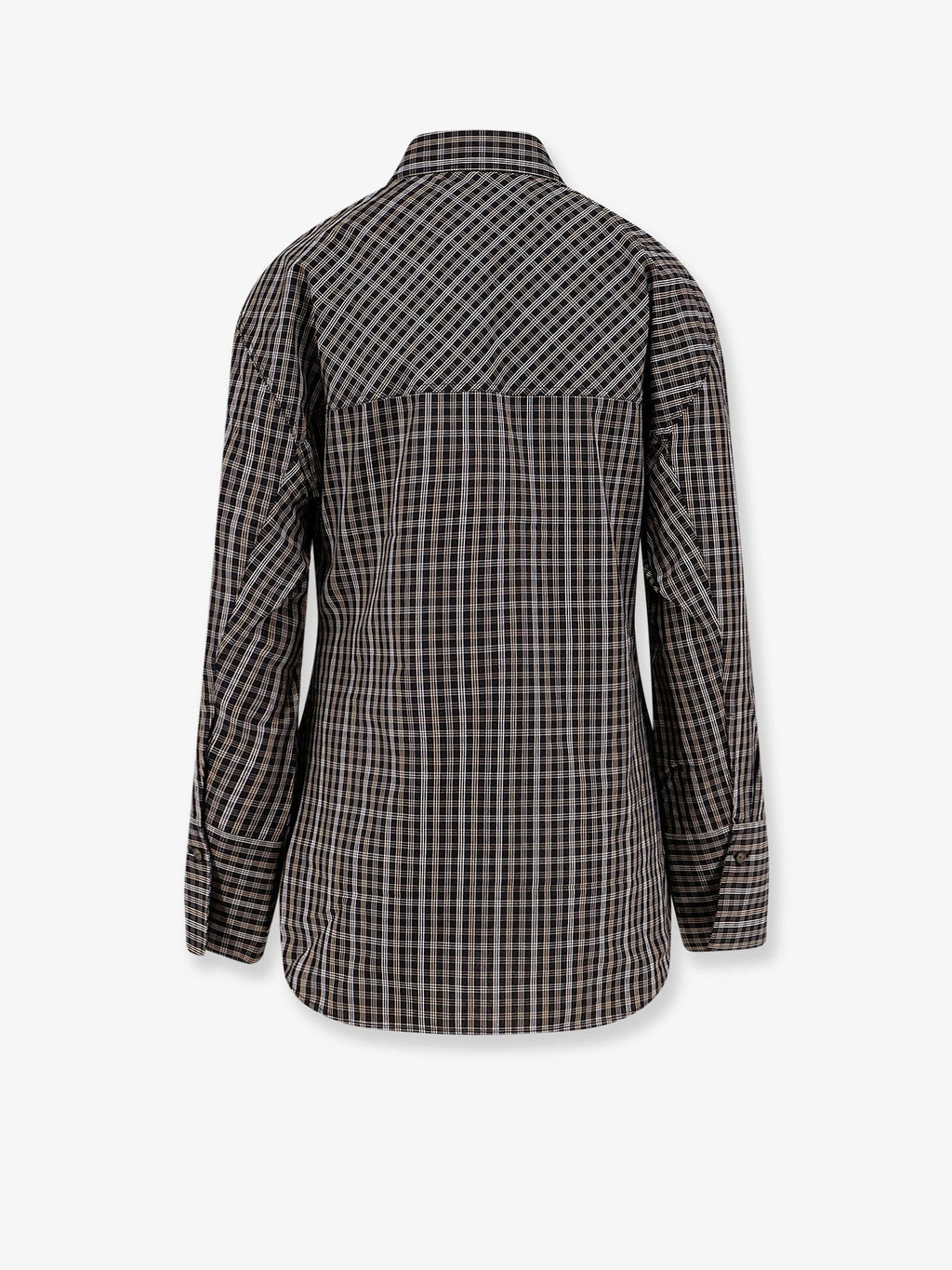 Cotton shirt with check pattern 4