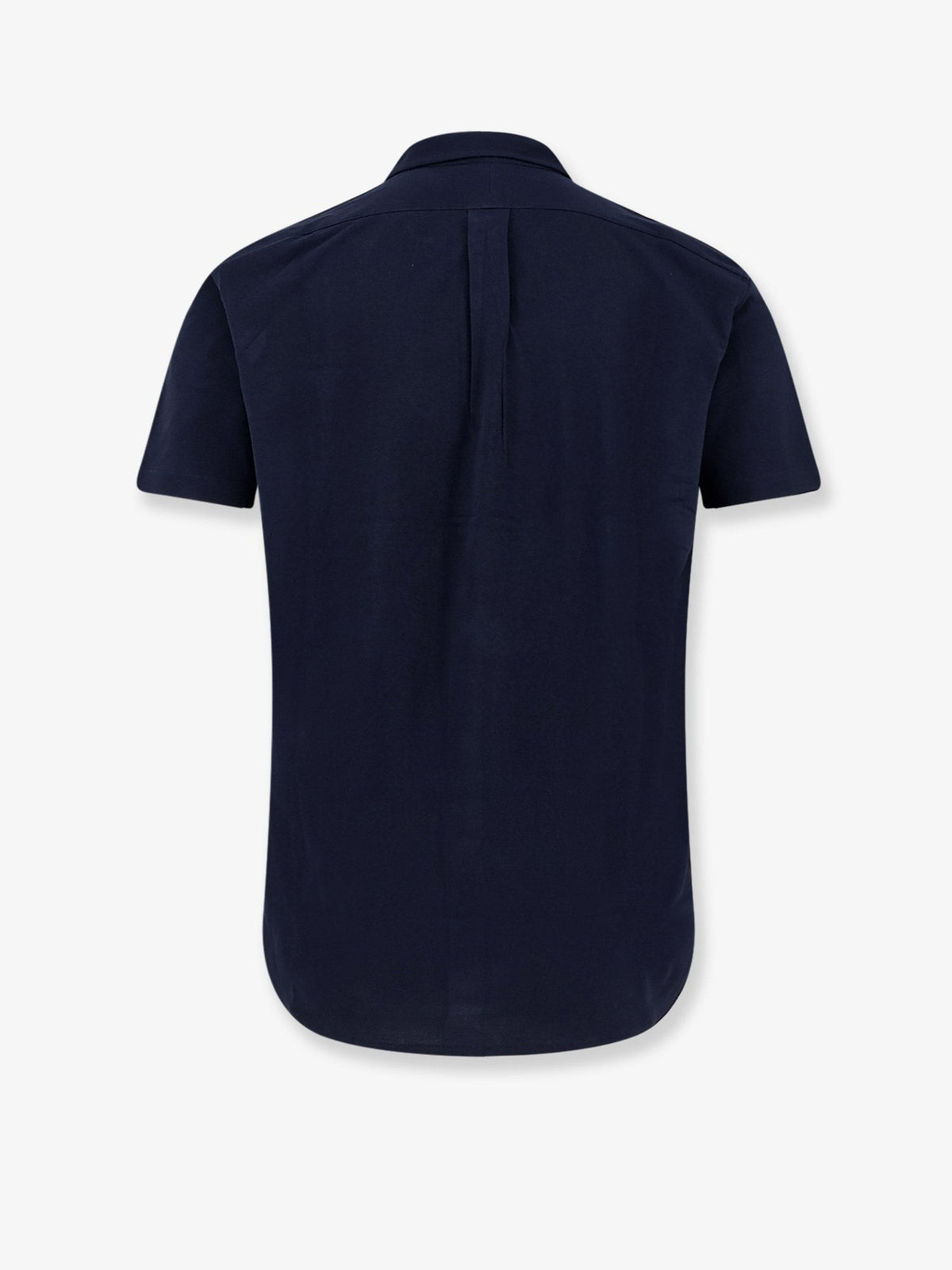 Cotton shirt with front embroidered logo 2