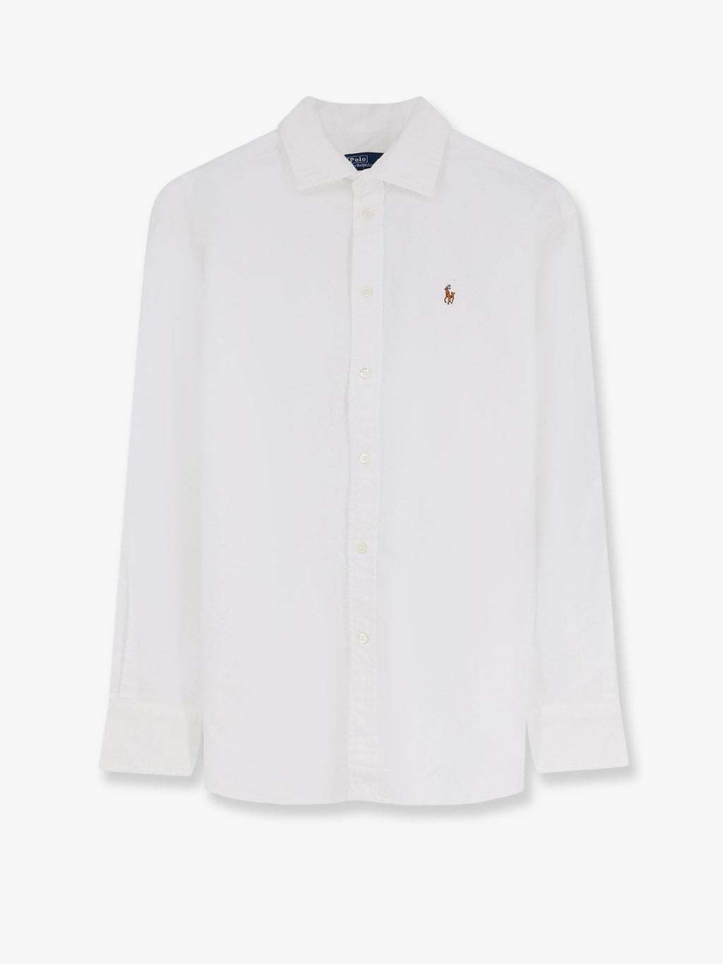 Cotton shirt with logo on the front