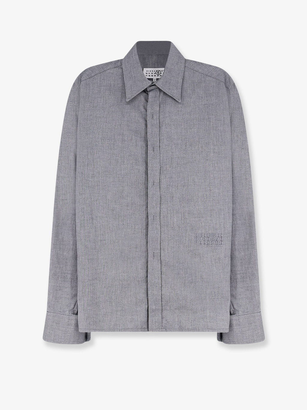 Cotton shirt with zip