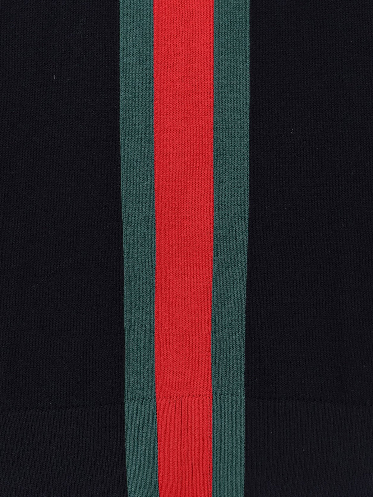Cotton sweater with Nastro Web inlay 3