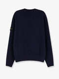 Cotton sweater with side logo patch 2