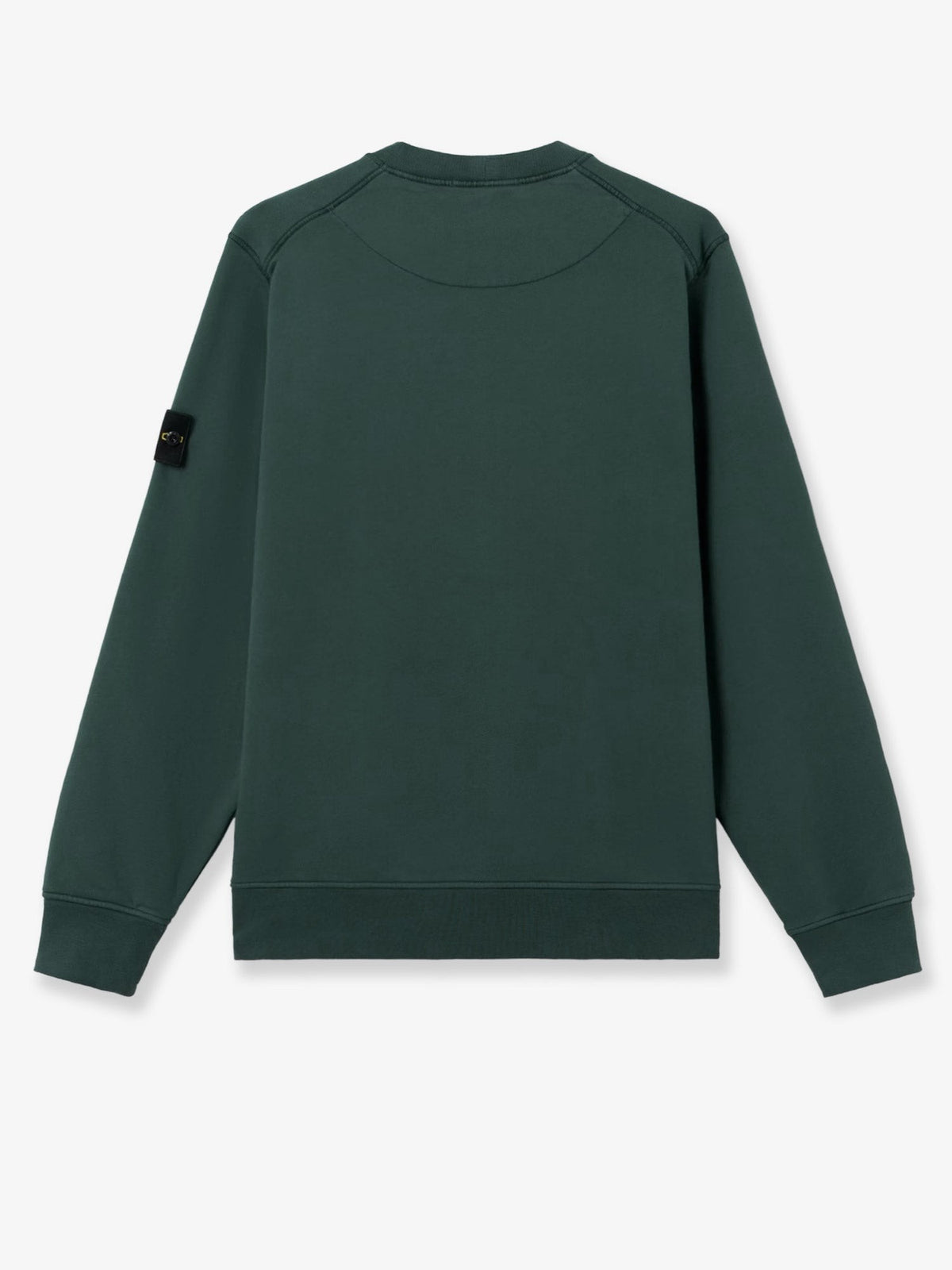 Cotton sweatshirt with side logo patch 2
