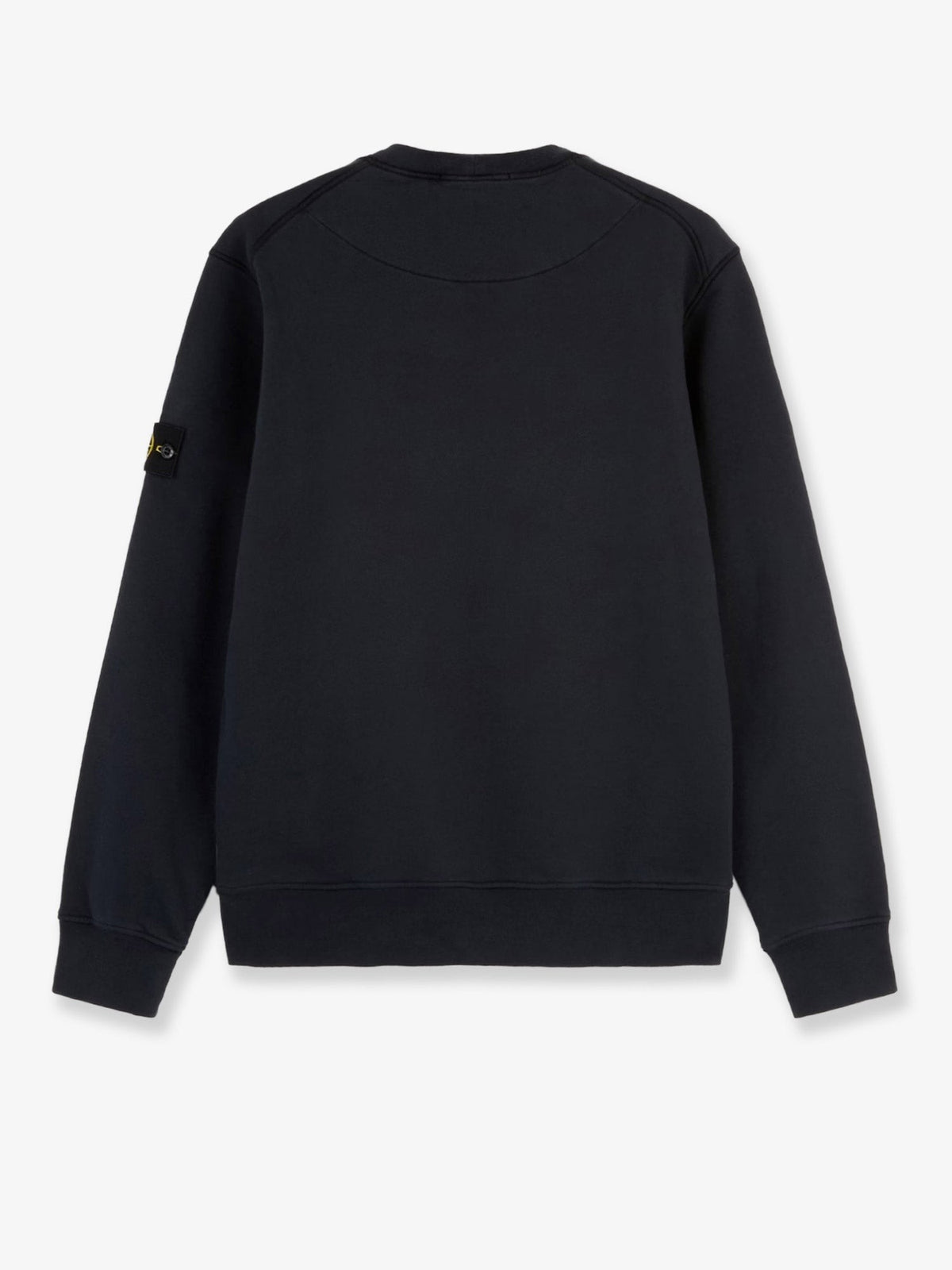 Cotton sweatshirt with side logo patch 2