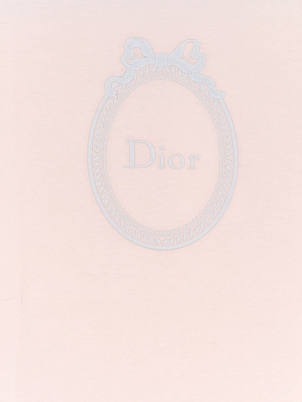 Cotton T-Shirt with Dior Médallion embroidery 3