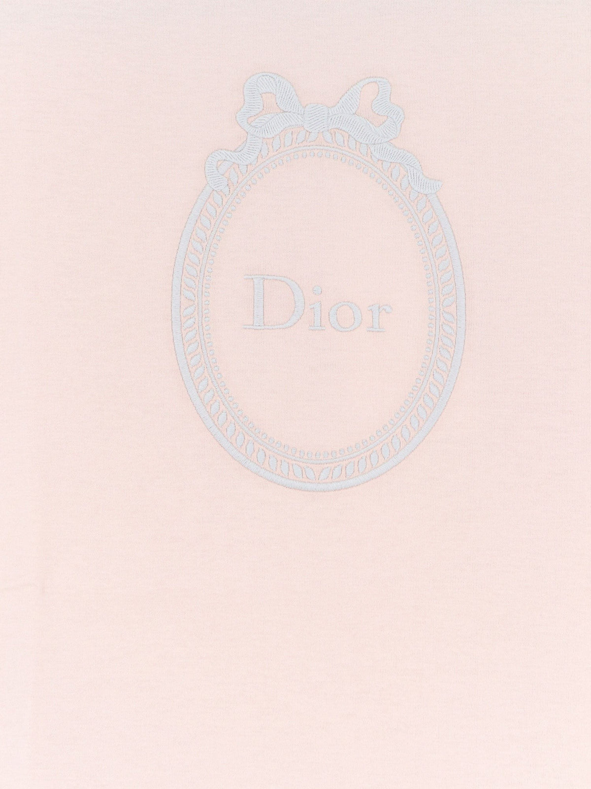 Cotton T-Shirt with Dior Médallion embroidery 3