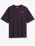 Cotton T-shirt with logo patch on the front