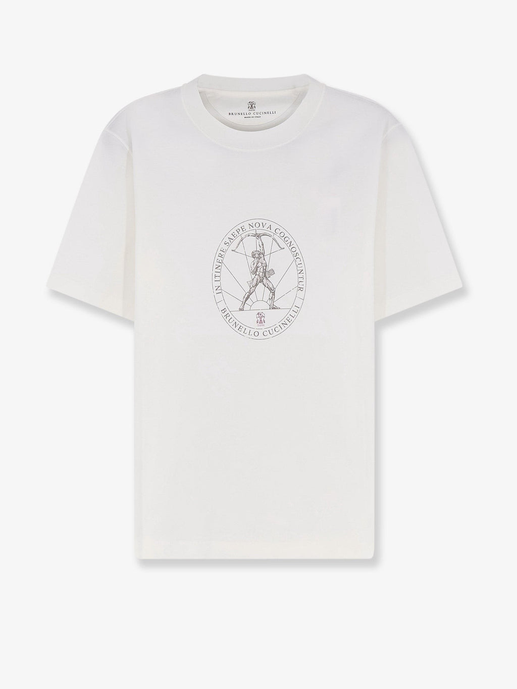 Cotton T-shirt with print on the front