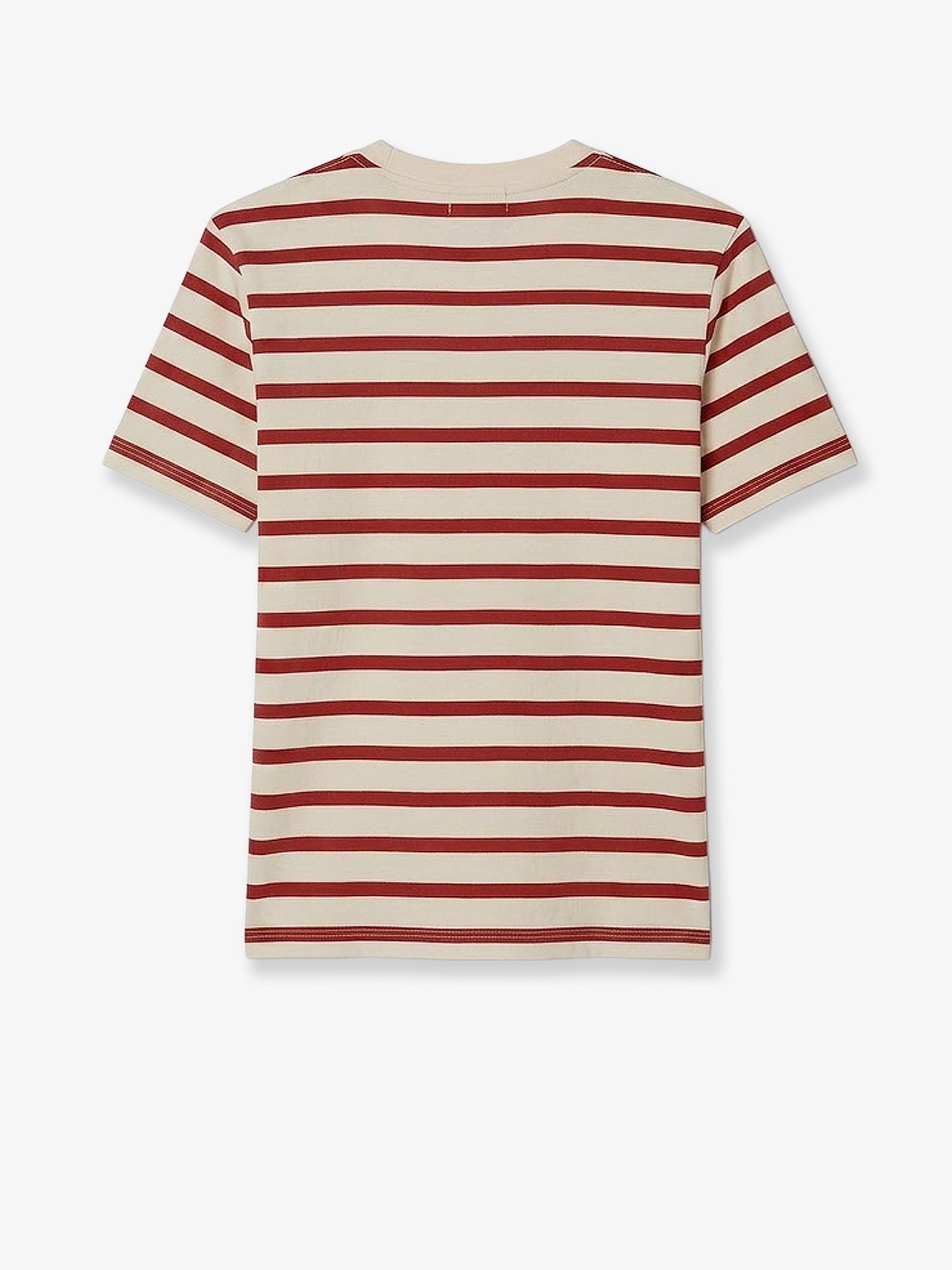 Cotton T-shirt with striped pattern 2