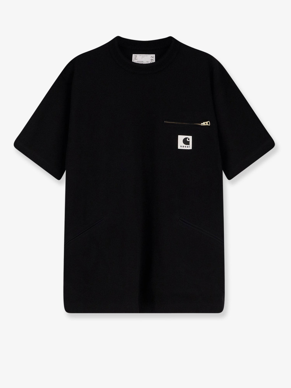 Cotton T-shirt witht logo patch on the front
