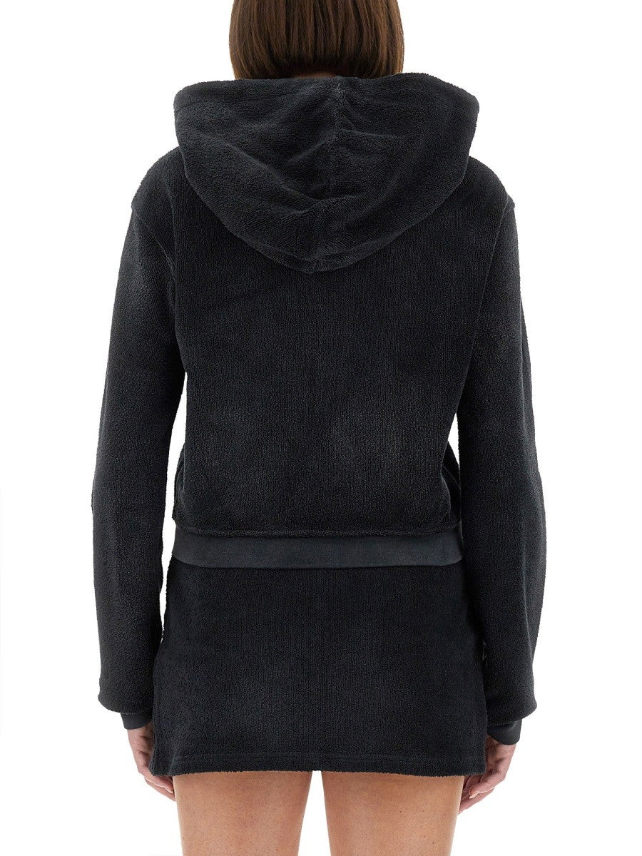COTTON TERRY SWEATSHIRT WITH ZIPPER 3