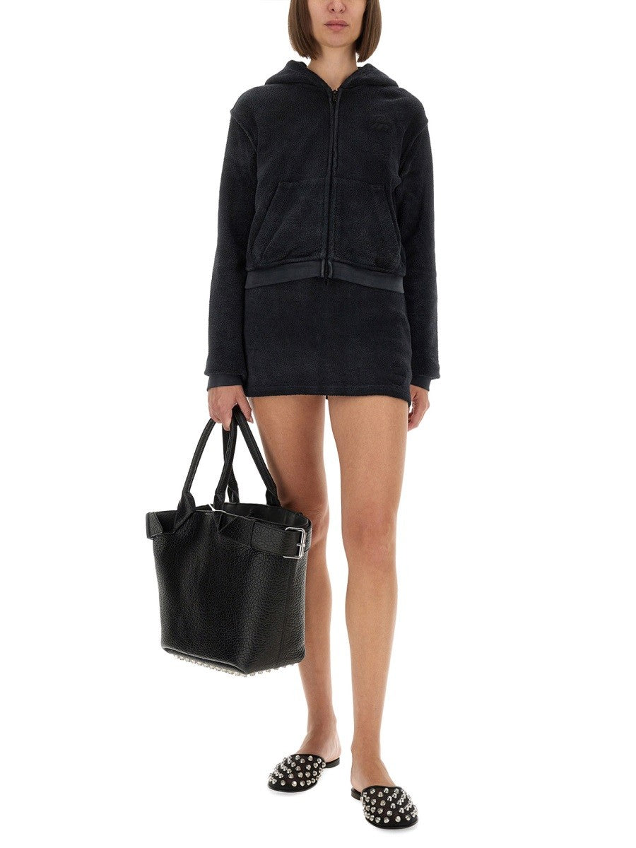 COTTON TERRY SWEATSHIRT WITH ZIPPER 2