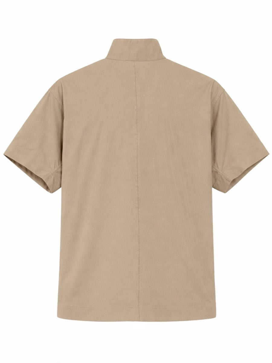 COTTON TOP WITH RAISED COLLAR 3