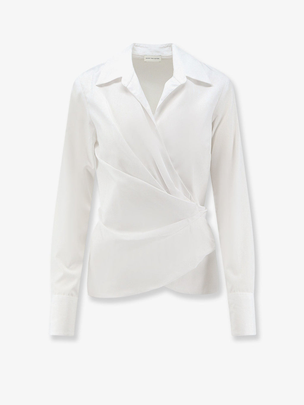 Cotton wrap shirt