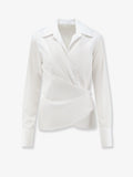Cotton wrap shirt