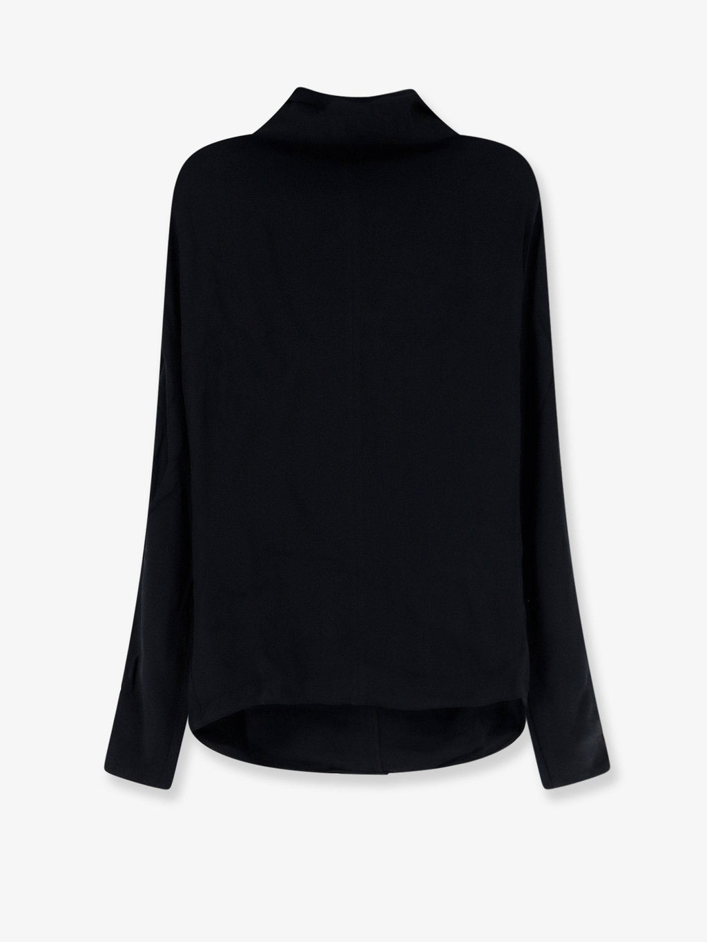 Cowl neck viscose shirt