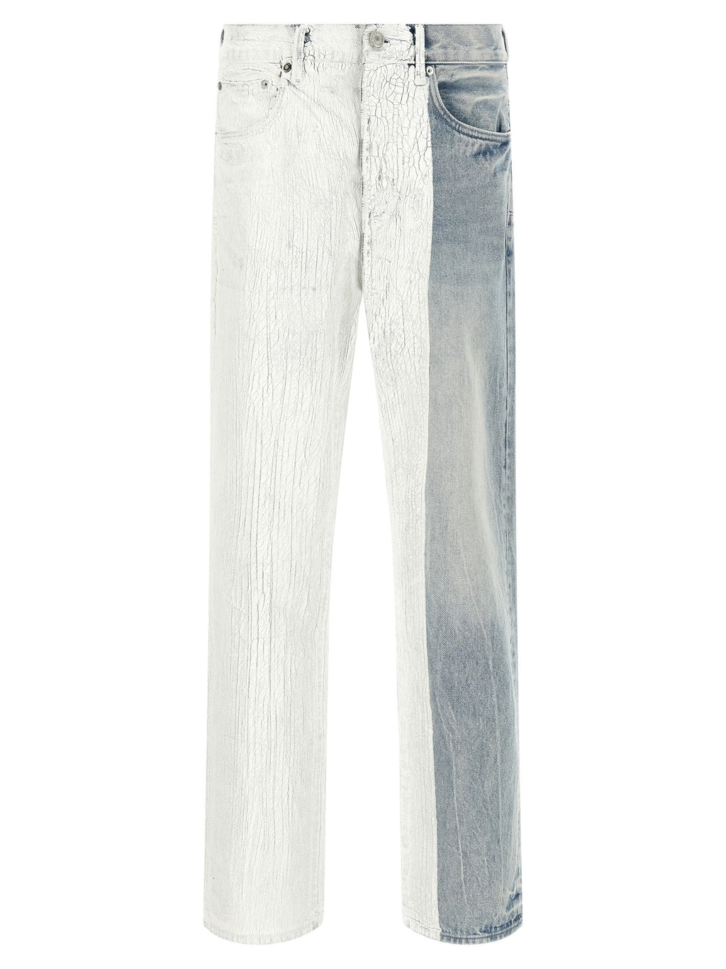 'Crackle Silver' jeans