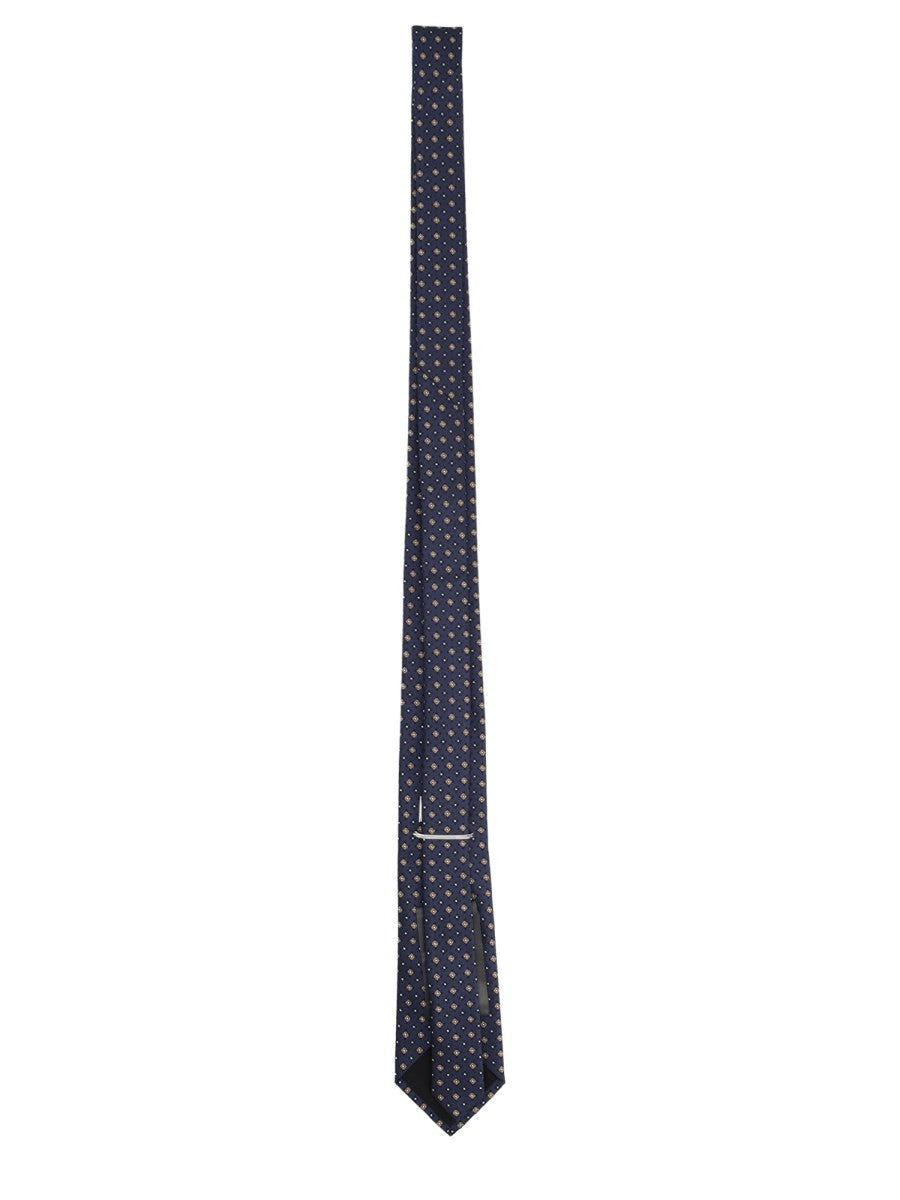 Cravatta In Jacquard Di Seta 2
