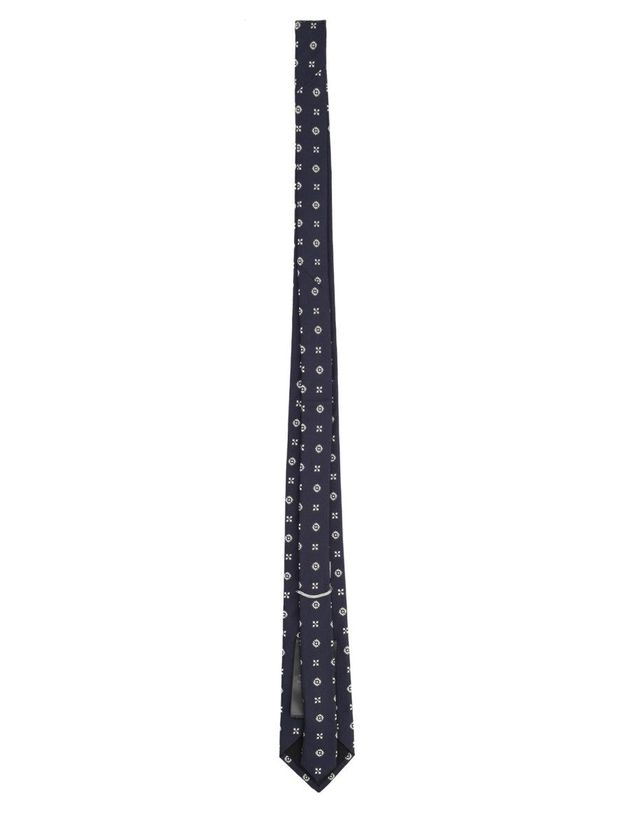 Cravatta In Jacquard Di Seta 2