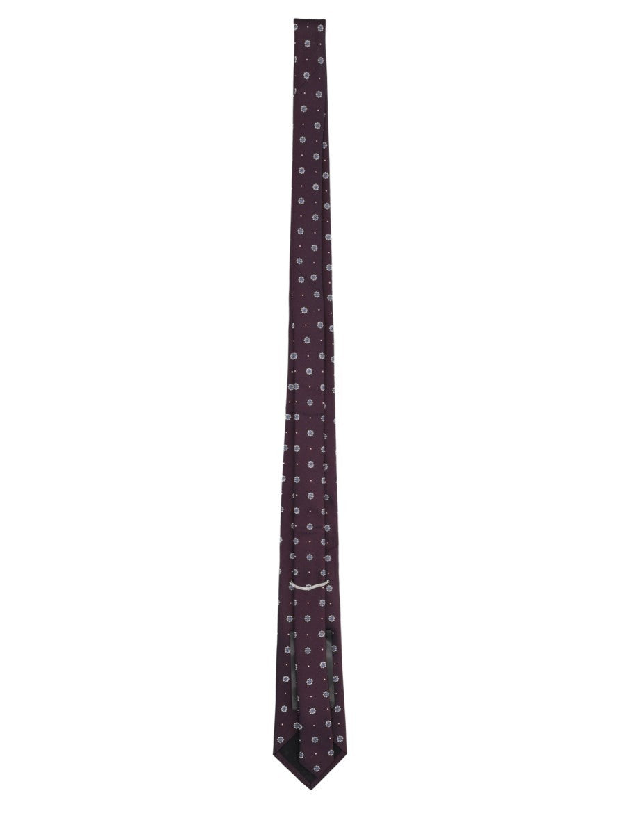 Cravatta In Jacquard Di Seta 2