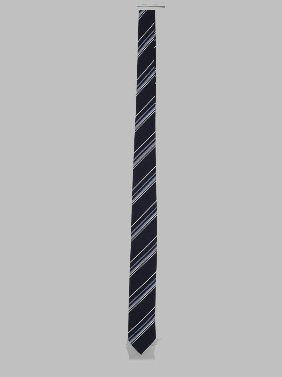 Cravatta Jacquard a Righe Diagonali