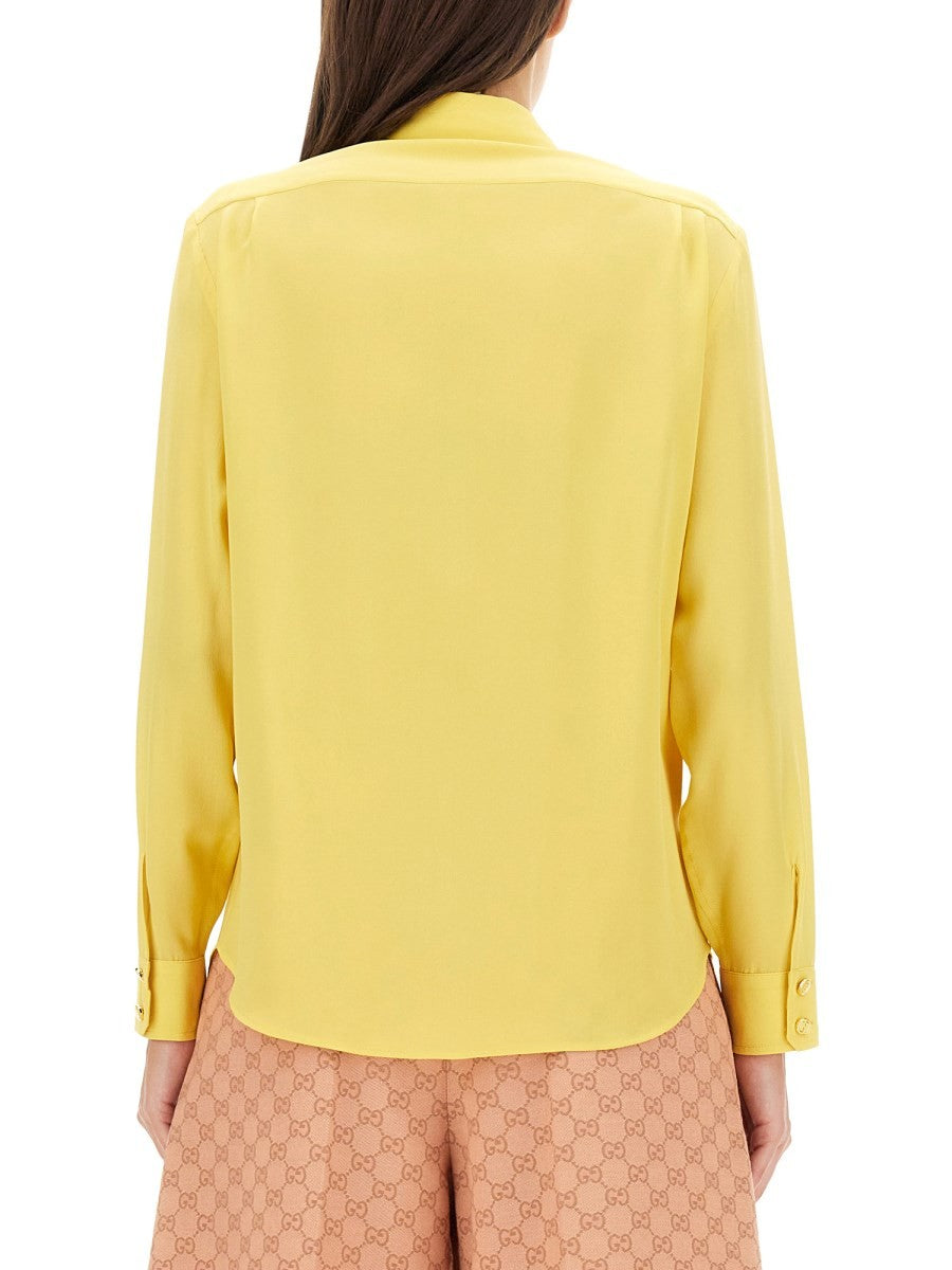 CREPE DE CHINE AND SILK SHIRT 3
