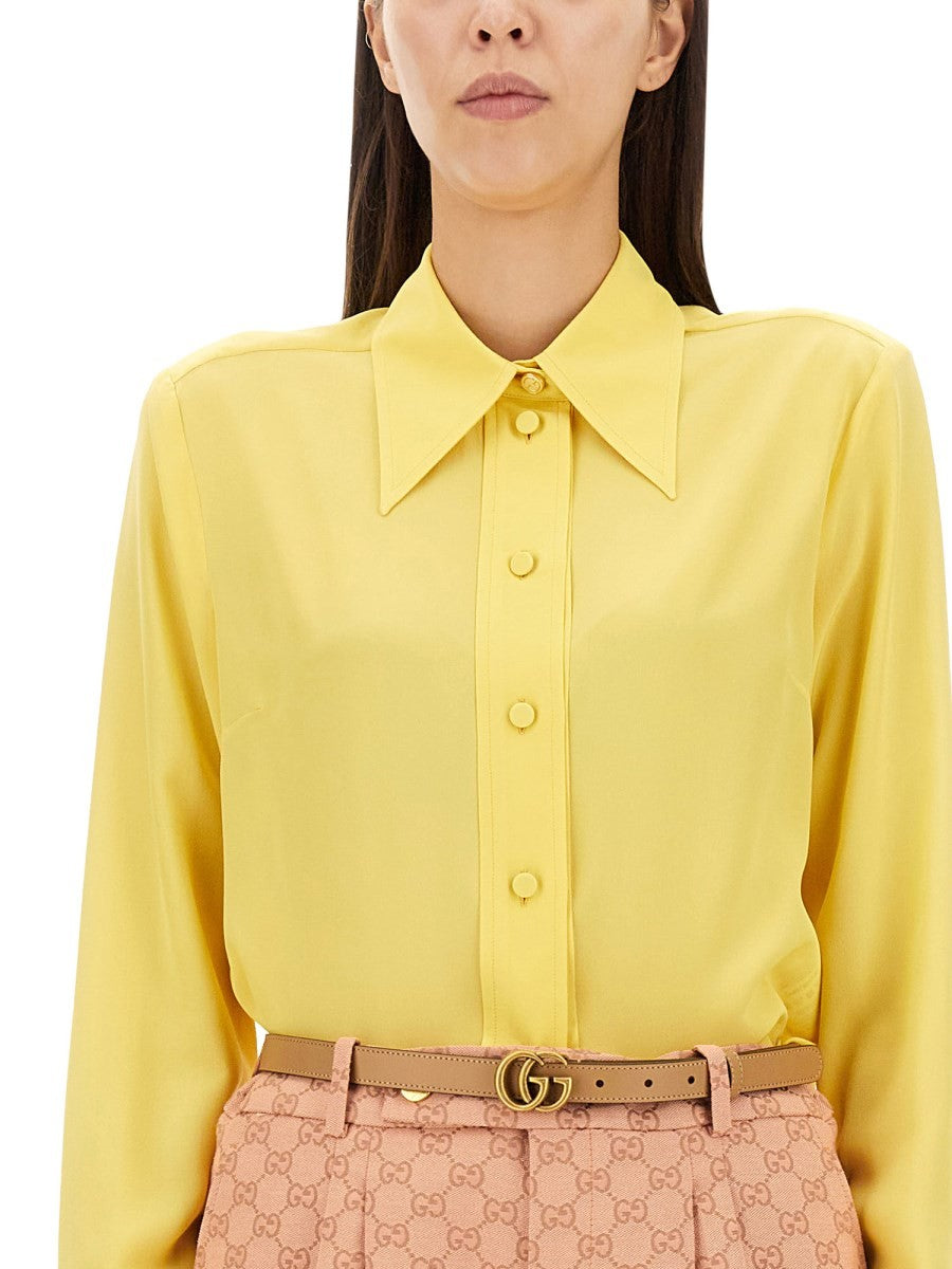 CREPE DE CHINE AND SILK SHIRT 4