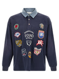 'Crestfield' polo shirt with patch
