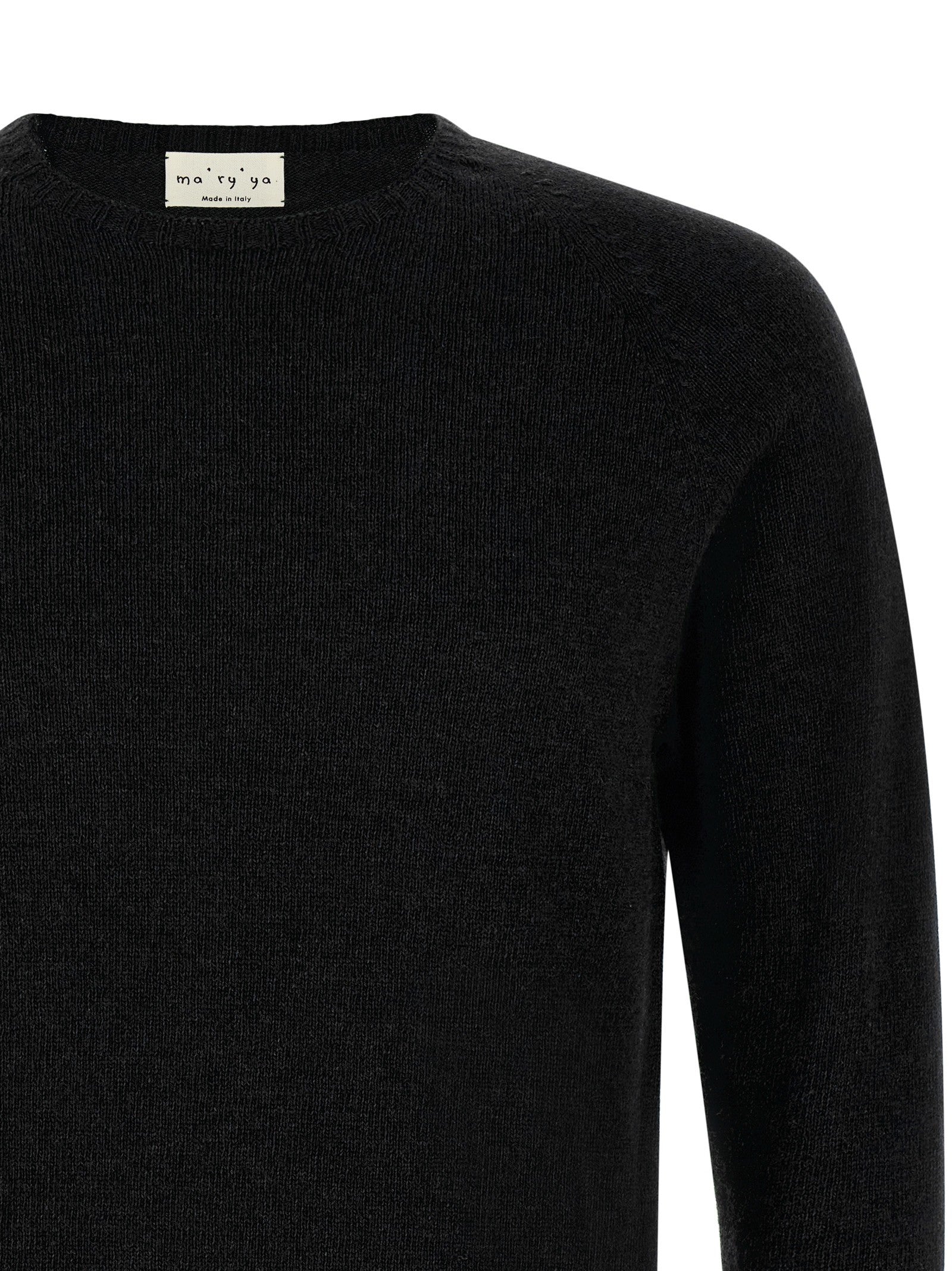 Crew-Neck Sweater with Slits 3