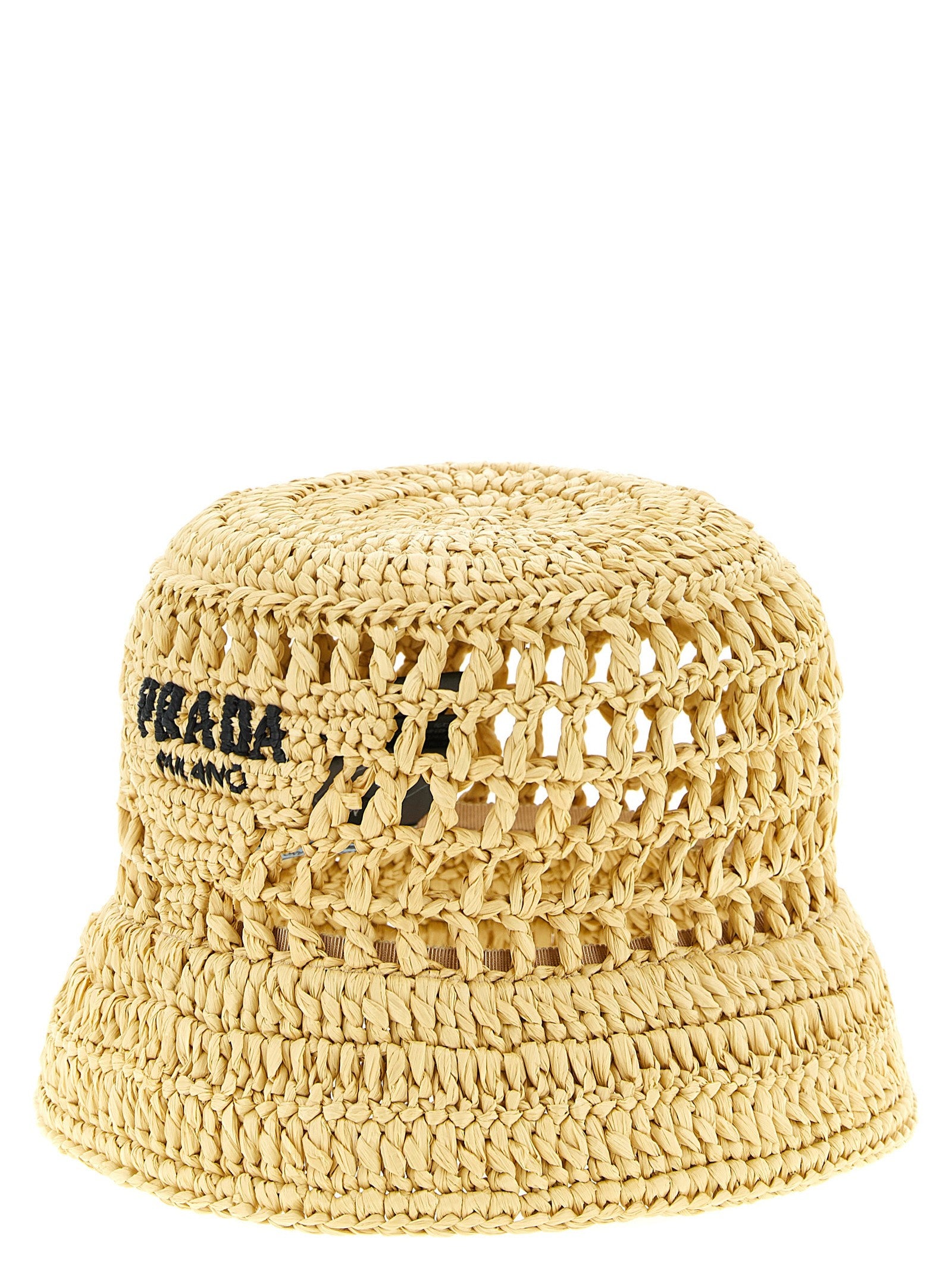 Crochet logo bucket hat 2