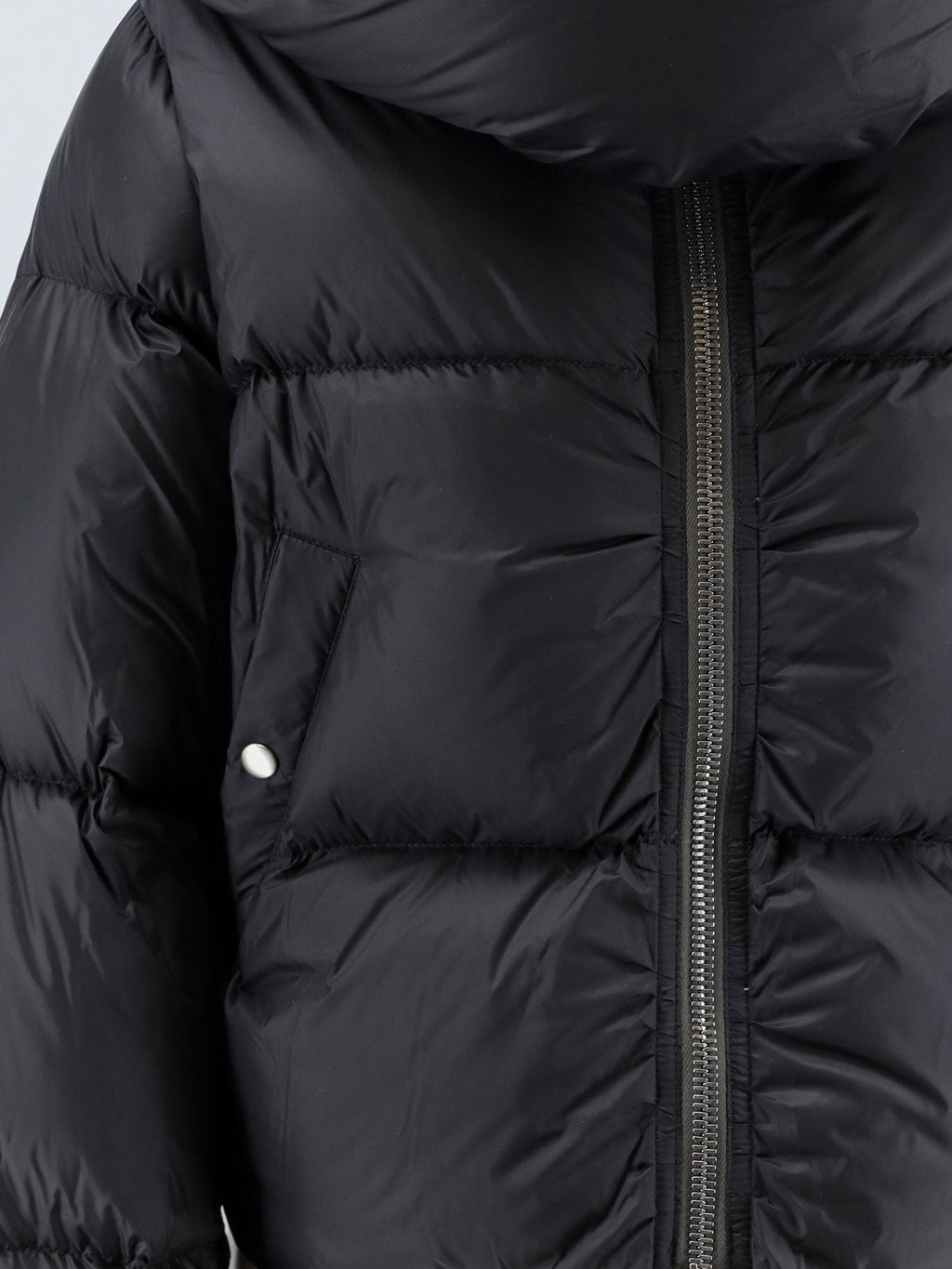 Crop-fit nylon down jacket 3