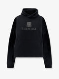Cropped cotton sweatshirt