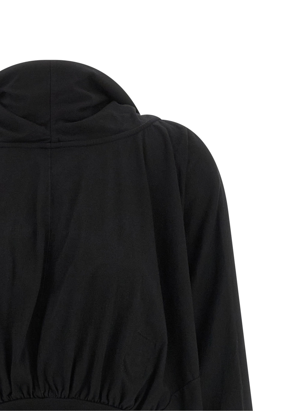 'Cropped Hooded Top' Long Sleeve Sweater 3