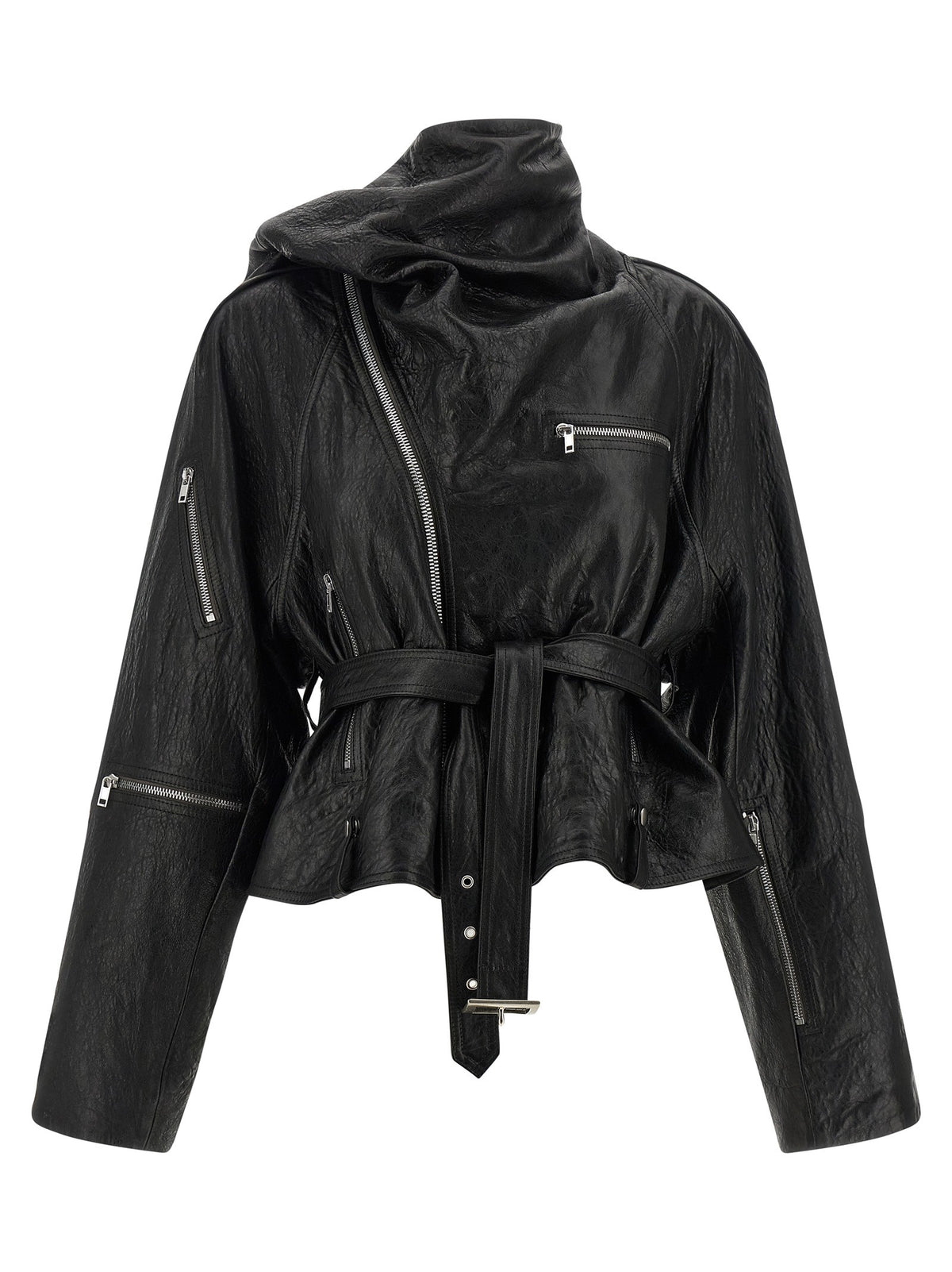 'Cropped Scarf Flight' jacket 2