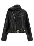 'Cropped Scarf Flight' jacket