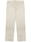 "CROPPED" STRAIGHT PANTS