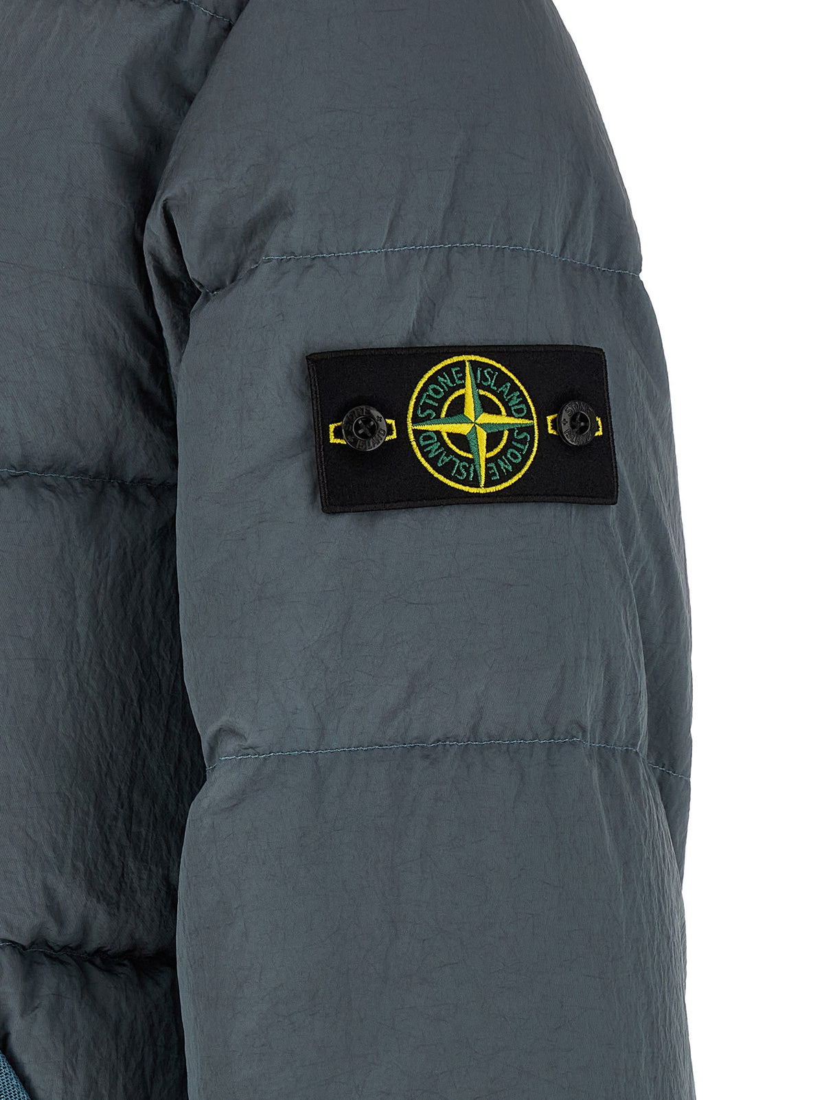 Crumpled effect down jacket 5