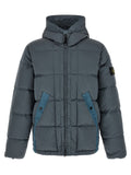 Crumpled effect down jacket