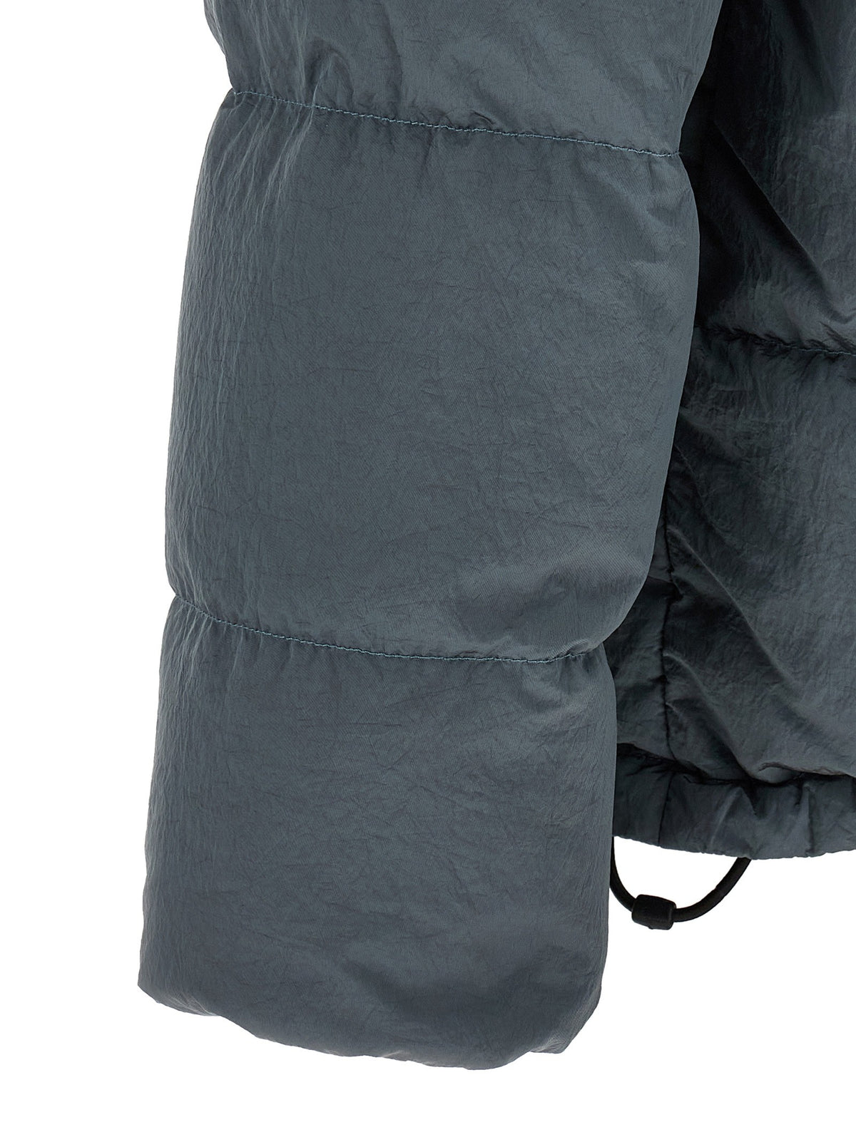 Crumpled effect down jacket 4