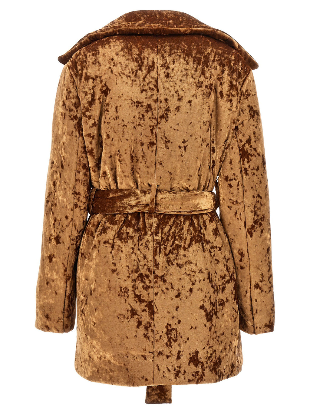 'Crushed velvet' coat 2