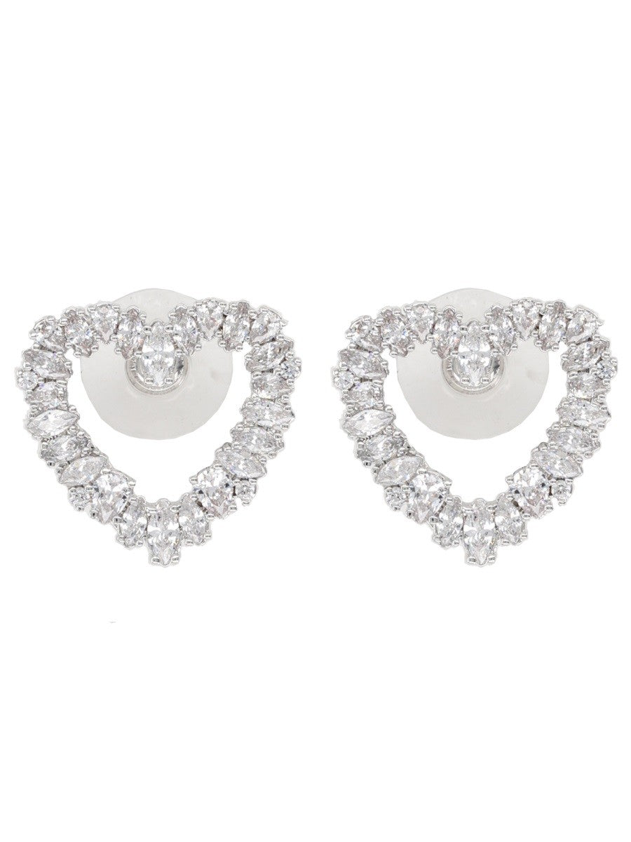 "CRYSTAL HEART" EARRINGS